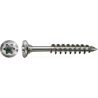 Image 200 stainless steel A2 facade screws, 4.5 x 50 mm, partially threaded, T-STAR+ T20 pan head, CUT - SPAX