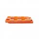 Set de 30 cales crantées orange- 80x40x8mm x30 pcs