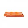 Image Set de 30 cales crantées orange- 80x40x8mm x30 pcs