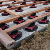 Plots terrasse bois